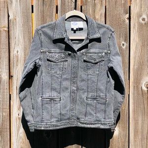 DG2 by Diane Gilman Jean Jacket size XS